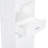 Large Bathroom Cabinet - White , With Laundry Basket And Spacious Storage Tall Toppling