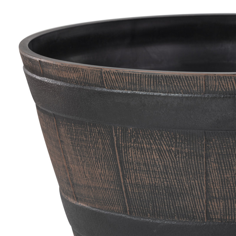 Pot de fleurs tonneau en vinyle Ramsell, Petit