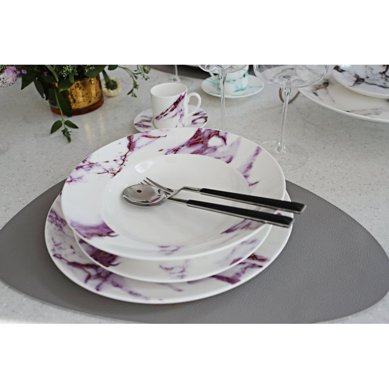 Marble Chianti Bone China Pasta Dish