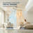  52-inch Modern Ceiling Fan with Light, 3 Solid Wood Blades, DC Motor, 6 Speeds, Downrod Mount for Bedroom, Living Room-530059210-530059221