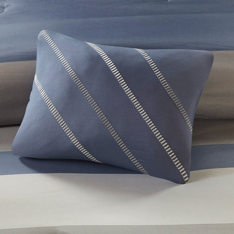 Casual Striped Comforter Set with Complete Sheet Collection