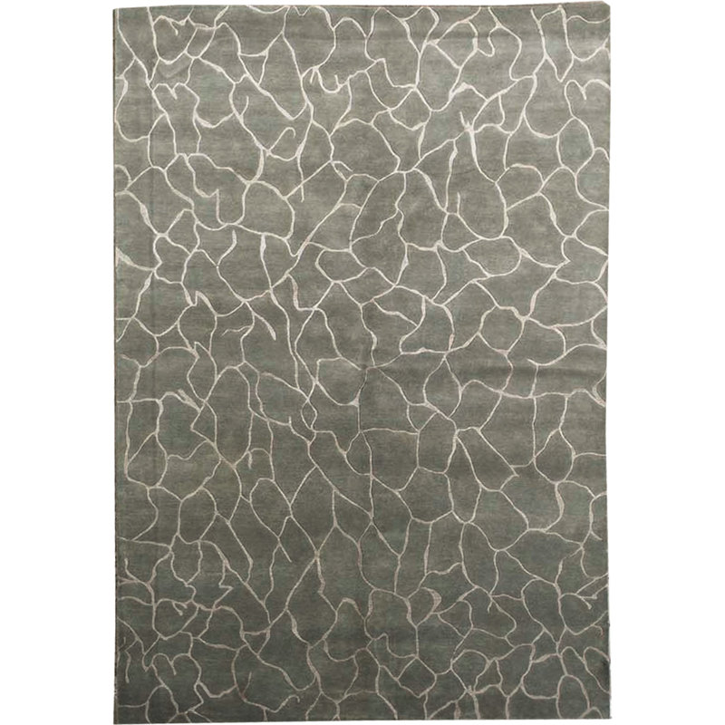 Himalayan Abstract Area Rug in Gray