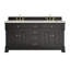 Brookfield 71.75'' W Double Bathroom Vanity Base-2094271876