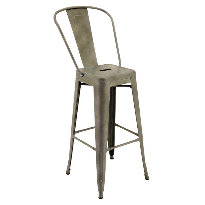 Tabouret de bar 30,3 po Lesher, Gris bronze