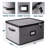 Hard Shell Wine Glass/Stemware Storage Box with Dividers