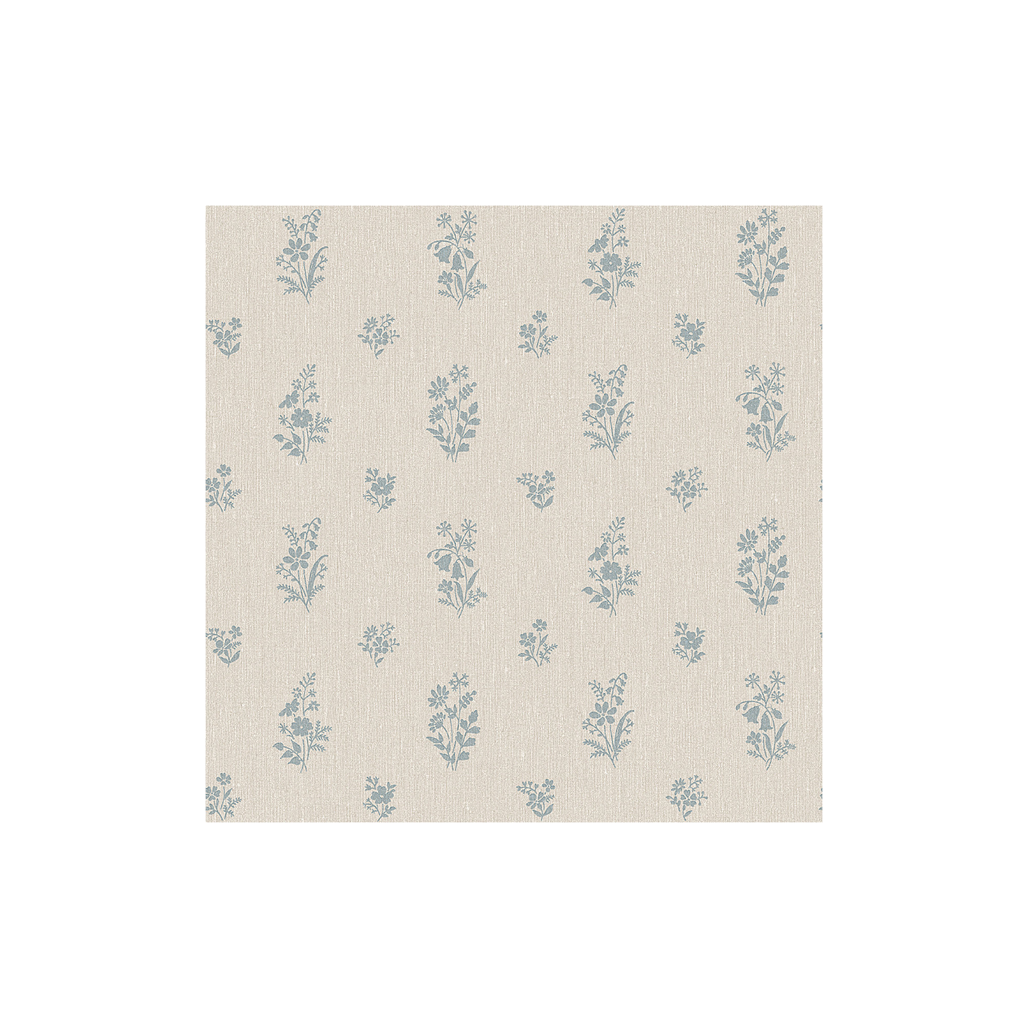 Boråstapeter Petit Fleurs Wallpaper, Blue