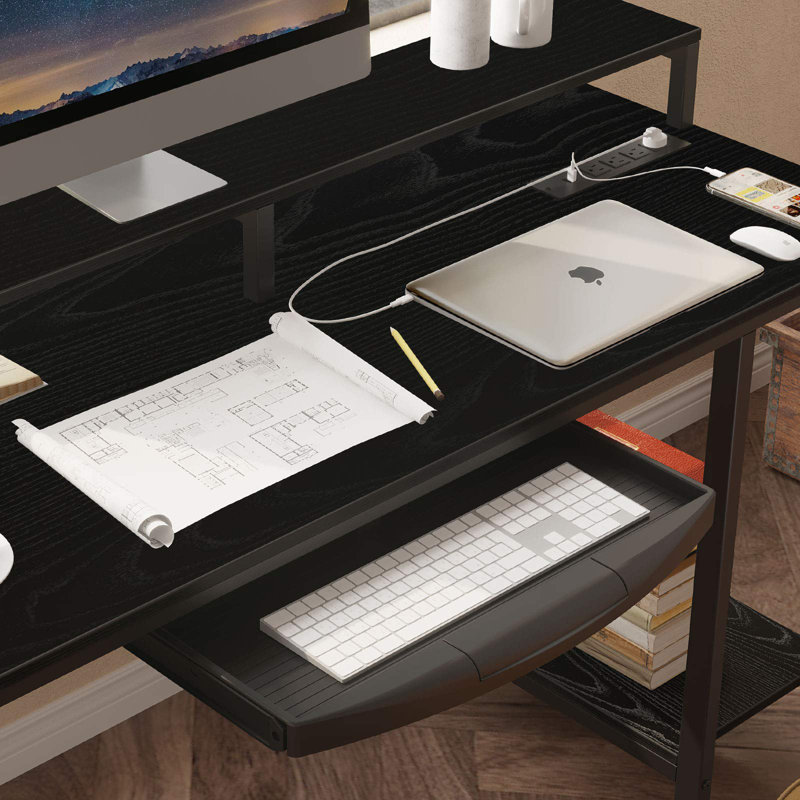 Bureau 47,2 po Alisme, Noir