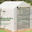 Outsunny 8' X 6' X 7' Walk-In Greenhouse With Mesh Door And Windows, 18 Shelf Green House With Trellis, Plant Labels, UV Protective For Growing Flowers, Herbs, Vegetables, Saplings, White