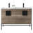 Tortola 47.24'' Double Bathroom Vanity with Ceramic Top-687275255-687275260