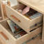 Bureau d'ordinateur, finition brune