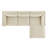 Roscoe Right-Facing Fabric Sectional Sofa With Chaise-117983193-117983194