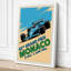 Grand Prix Monaco 1964 Retro - Wrapped Canvas-121897211-121897213