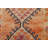 Orange Geometric Oushak Oriental Runner Rug 3x13