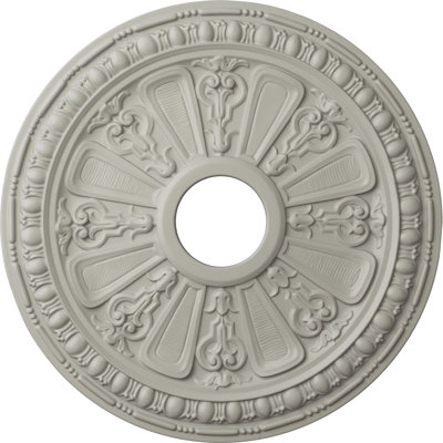 Endurathane Riley Ceiling Medallion, 18"OD x 3 1/2"ID x 1 1/2"P (Fits Canopies up to 4 5/8"), Hand-Painted Cloud Burst Finish