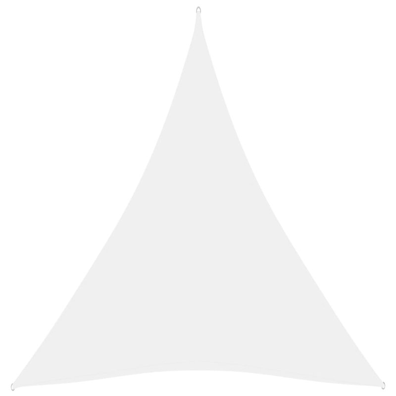 Naplate 5m x 7m Triangle Shade Sail, White