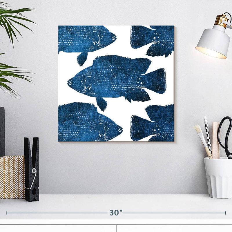 Brampt Fish Collage, 16" H x 16" W