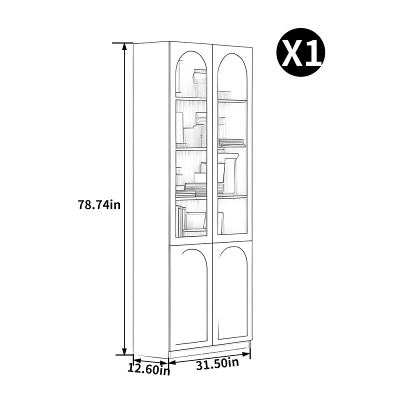Kinneola, (6 tablettes) H 78,74 po x l 31,5 po x P 12,6 po