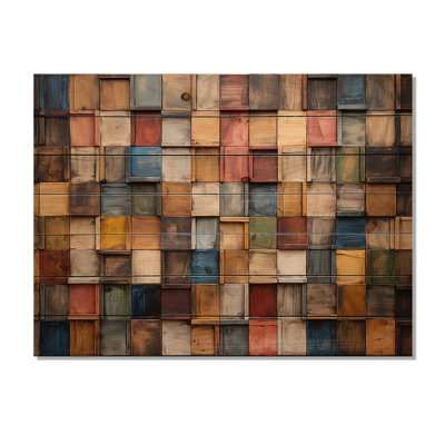 Cortny - Geometric Wood Wall Decor