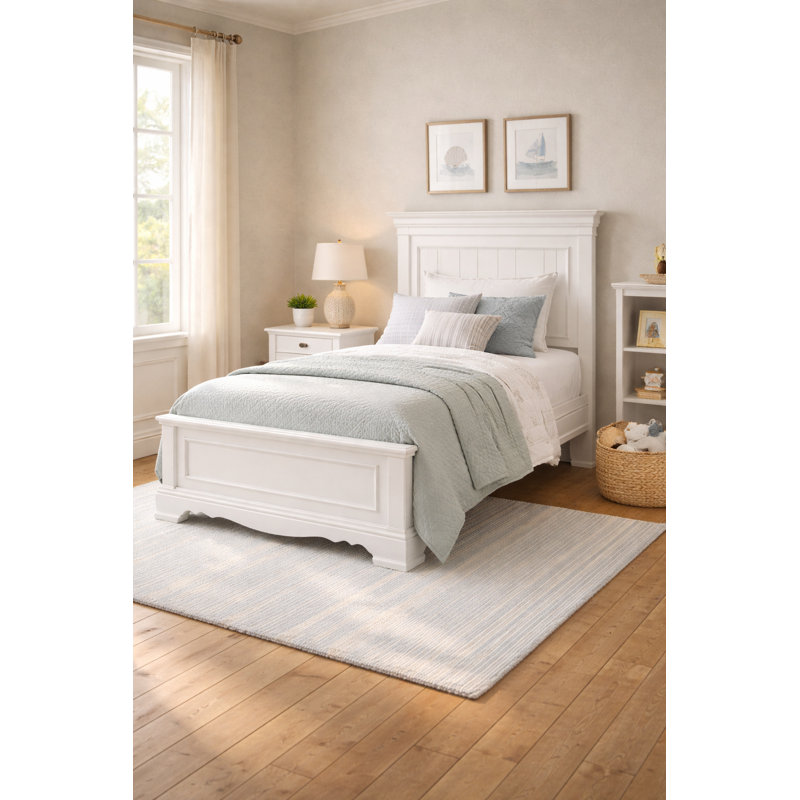 Glenroy Modern Panel Bed, Twin