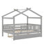 Lit en bois avec couchette-1829324157