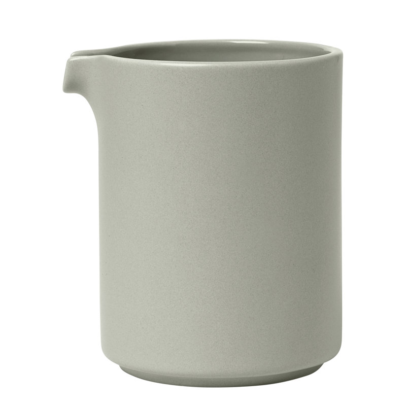 PILAR Stoneware 9.4 oz. Creamer, Mirage Gray