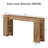 Dyron Extra Long Farmhouse Console Table For Entryway-1393494439
