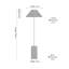 Hali 152cm Cerused/Limed Traditional Floor Lamp