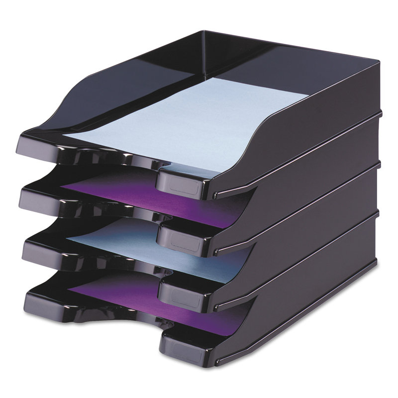 Deflect-o® Docutray® Multi-Directional Stacking Tr Plastic Stackable Paper Organizer