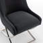 Chaise d'appoint rembourrée en velours Elian-101444861-122883345
