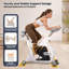 Vélo d'exercice magnétique silencieux - résistance à 32 niveaux, affichage DEL à 7 données avec moniteur de pouls-127112932