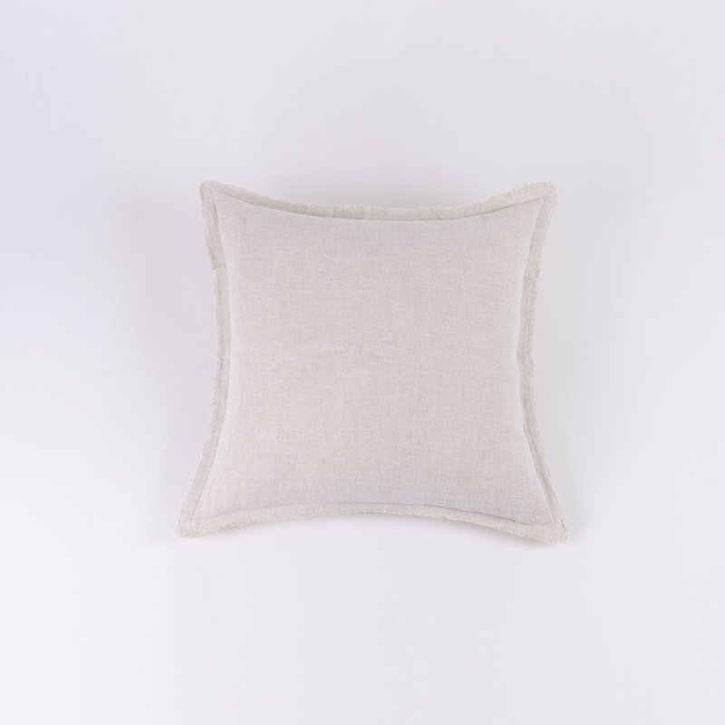KENT PILLOW, OCHRE/NATURAL, EURO, White