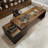 Dark-brown+Black Rectangular Solid Wood+Iron desks-108304500-108304501