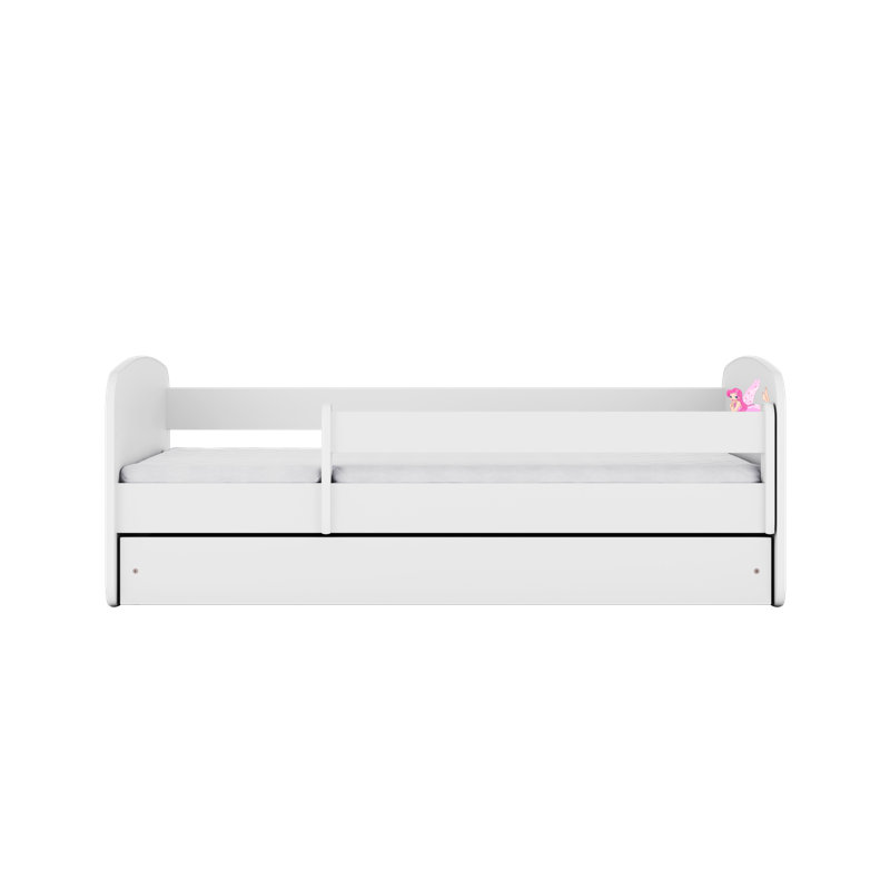 Cicero Standard Panel with Storage Included, Toddler (70 x 140cm), White
