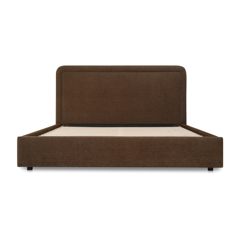 Simon Queen Storage Bed Brown, Brown, King