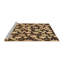 Tapis abstrait 100% lavable à la machine 145-1071037559