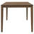 Breckenridge Walnut Rectangular Wood Dining Table