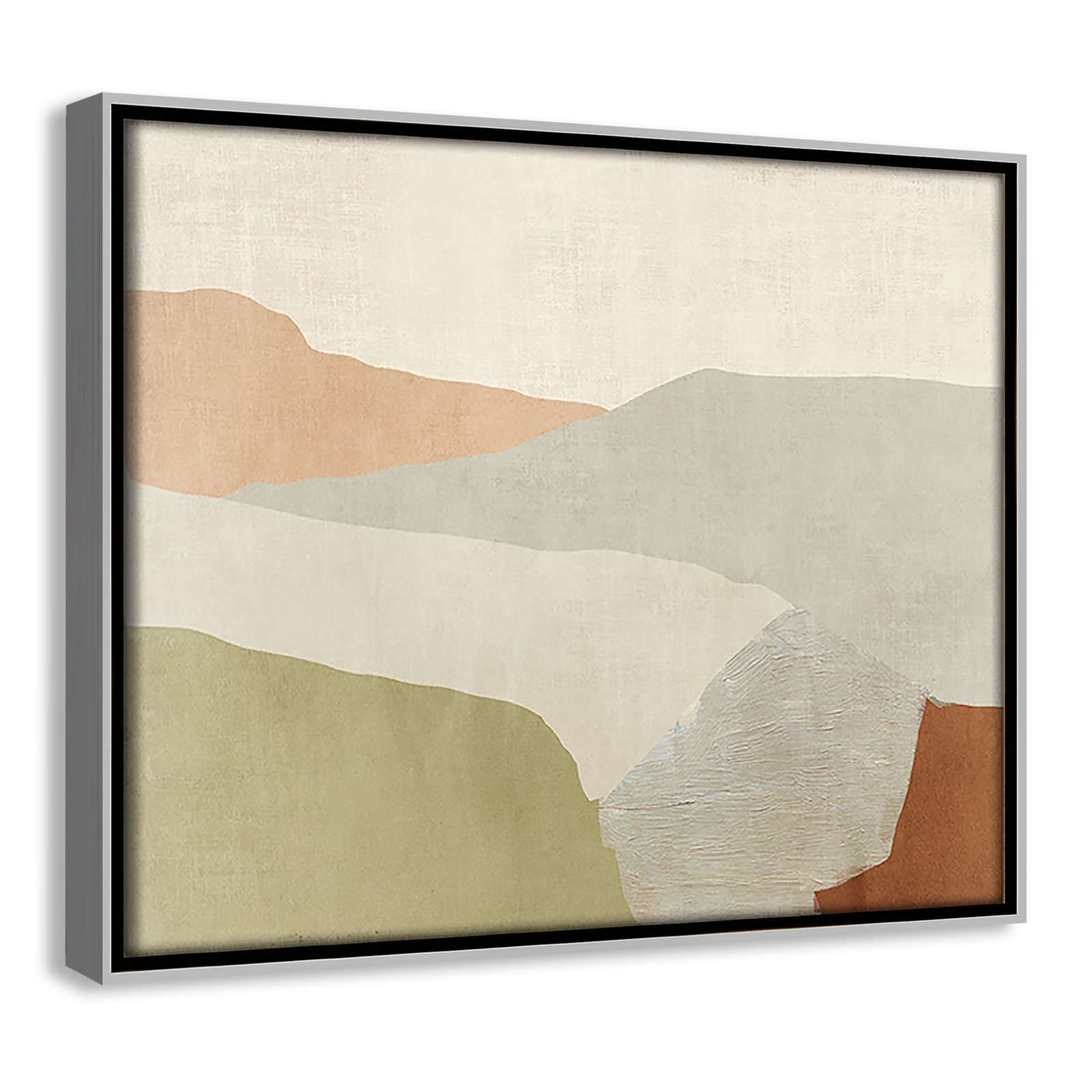 Elspeth "Pastel Views" Painting, 9.5" H x 11.5" W, Silver