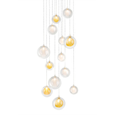13 - Light White Cluster Pendant