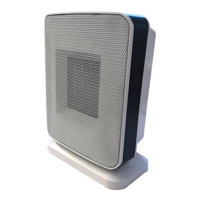 Chauffage en céramique oscillant portatif avec thermostat, minuterie et DEL