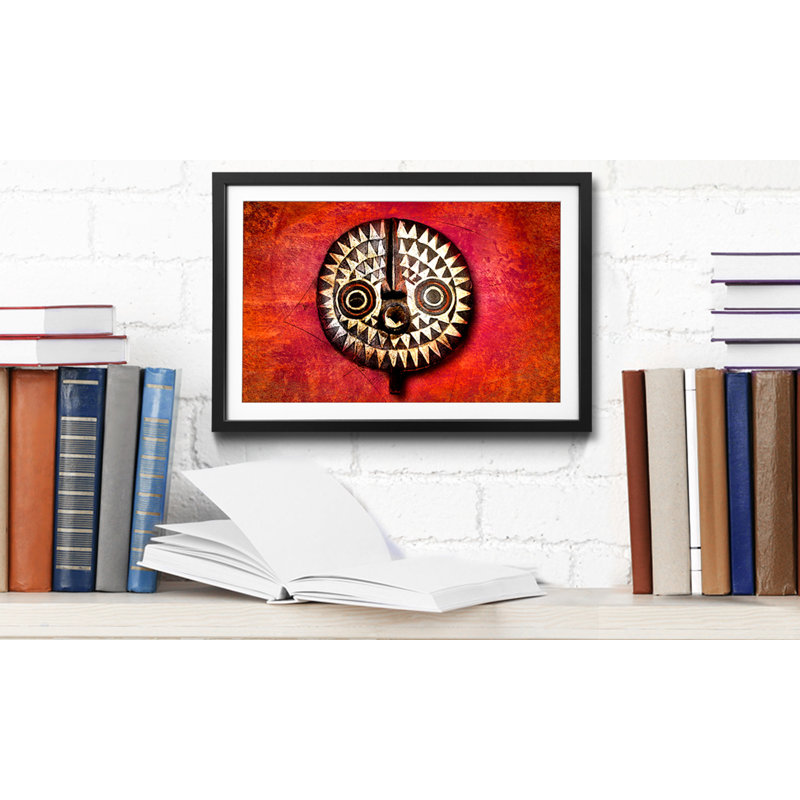 Sun Face - Single Picture Frame Print, 40cm H x 60cm W