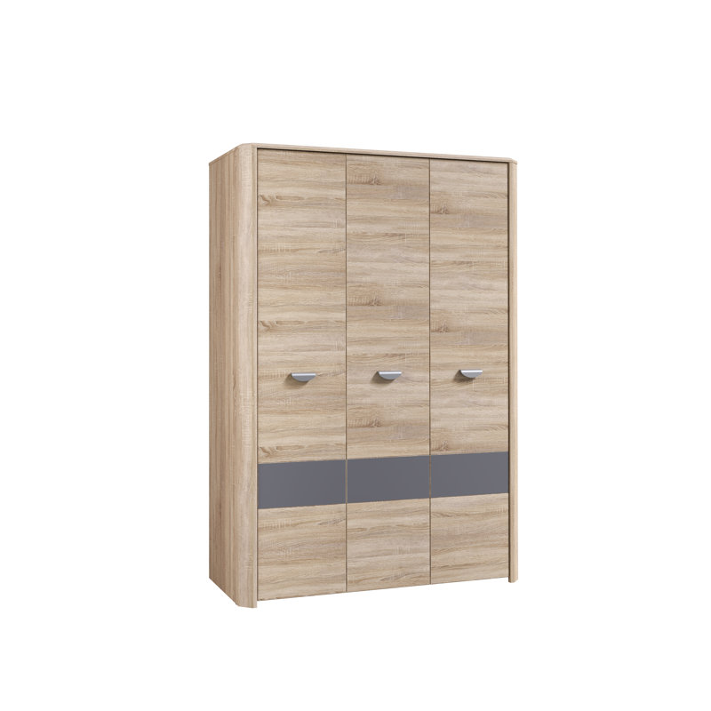 Bramley 3 Door Manufactured Wood Wardrobe