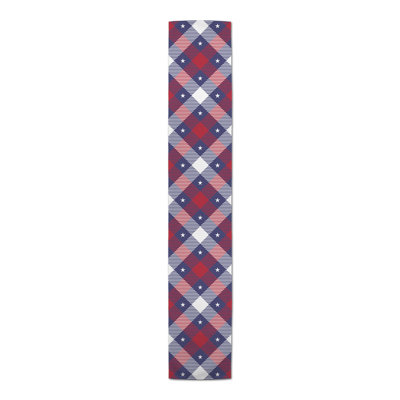 Chemin de table rectangulaire en polyester Ophelie