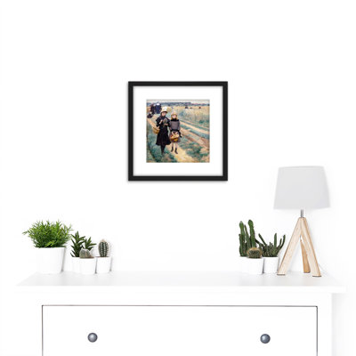Point Thursday's Walk Fields - Single Picture Frame Painting