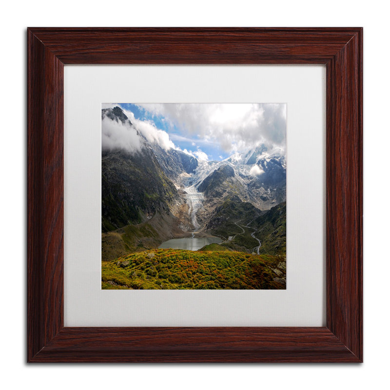 Cadre photo photographique sur toile, H 11 po x l 14 po x P 0,5 po, Brun