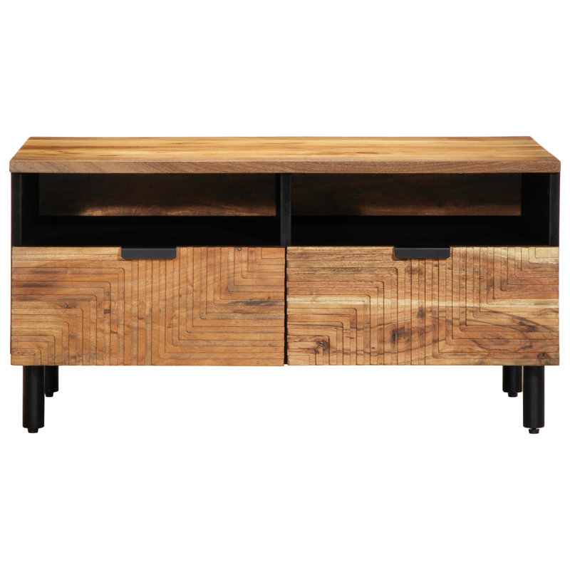 Solid Wood Coffee Table with Storage