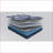 Full Size 10"" Mattress, Pocket Innerspring &amp; Memory Foam, Navy Blue | Foam+Spring | Full-458516136-458516142