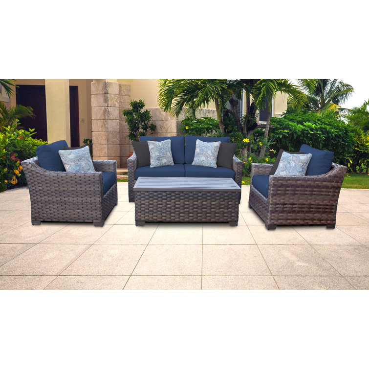 4 - Person Patio Conversation Sets with Cushions