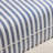 Striped Upholstered Wooden Chair with Rolled Arm-951354672