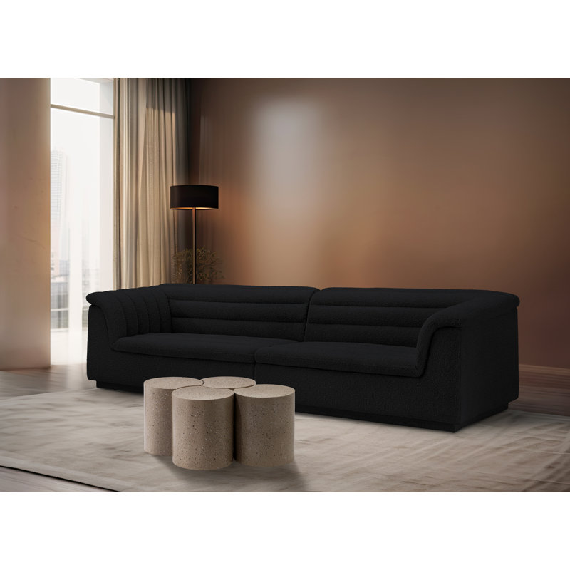 Ensemble de 4 tables de groupage Hylie, Taupe, H 18 po x L 41 po x l 30,25 po