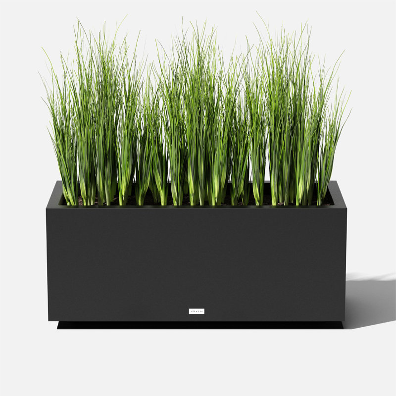 Large Rectangular Planter for Indoor or Outdoor, Black